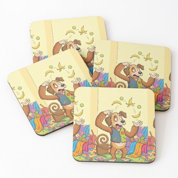 Item preview, When Everything Is Up in the Air – Funny Dog Monkey Juggling designed and sold by TreatLLC.
