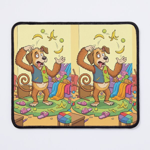 Item preview, When Everything Is Up in the Air – Funny Dog Monkey Juggling designed and sold by TreatLLC.