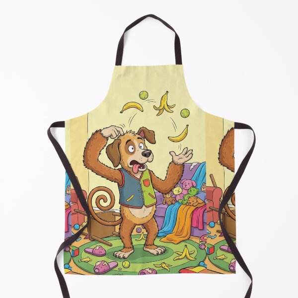 Item preview, When Everything Is Up in the Air – Funny Dog Monkey Juggling designed and sold by TreatLLC.