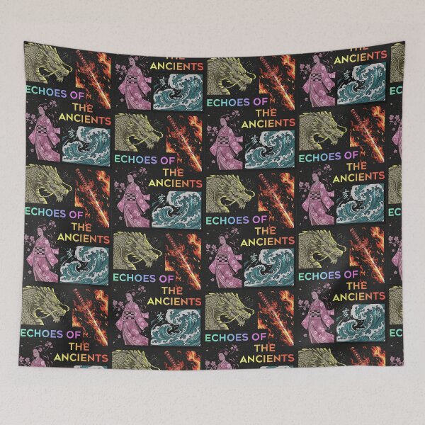 Item preview, Echoes of the Ancients Japanese Dragon Katana Anime designed and sold by Dravienart.
