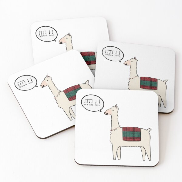 Item preview, Fa La La La Llama Cute Christmas Llama designed and sold by Tales by Chelle.