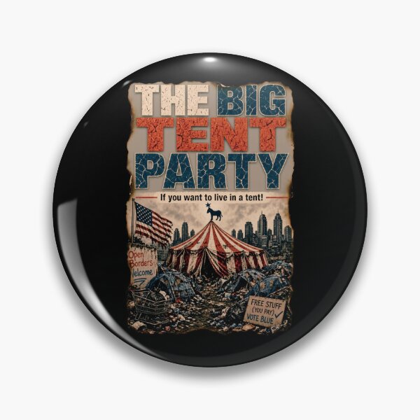 Item preview, The Big Tent Party – Political Satire designed and sold by DesignsForThee.