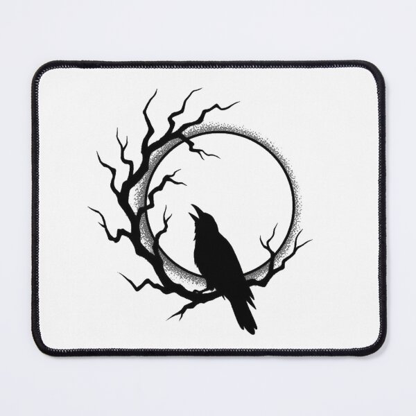 Item preview, Crow in the Moonlight designed and sold by Ink8instinct.