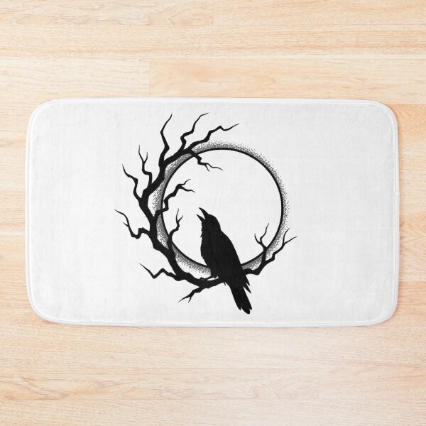 Item preview, Crow in the Moonlight designed and sold by Ink8instinct.
