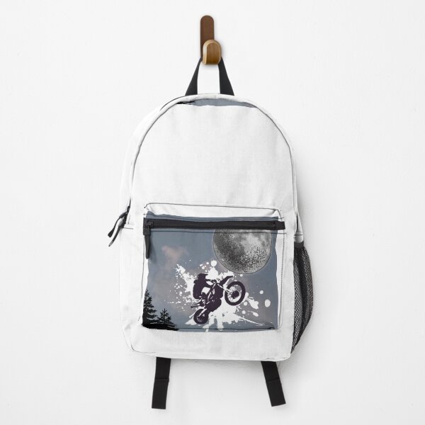 Item preview, Motocross Dirt Bike Rider Under The Moon designed and sold by PetruArtDesigns.