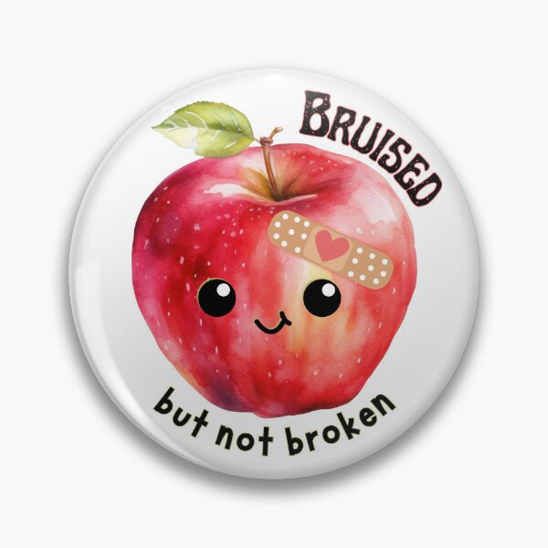 Item preview, Cute Red Apple with Bandage  designed and sold by SunandShade.
