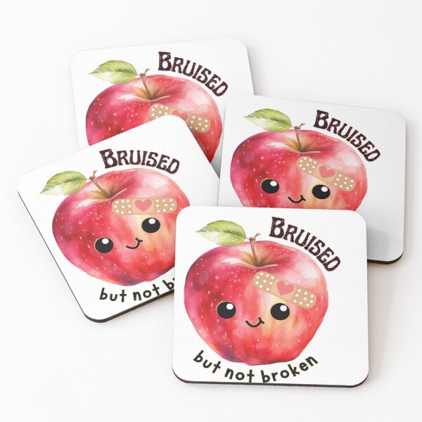 Item preview, Cute Red Apple with Bandage  designed and sold by SunandShade.