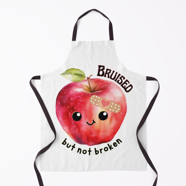 Item preview, Cute Red Apple with Bandage  designed and sold by SunandShade.