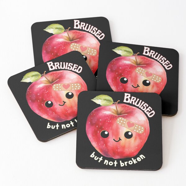 Item preview, Cute Red Apple with Bandage designed and sold by SunandShade.