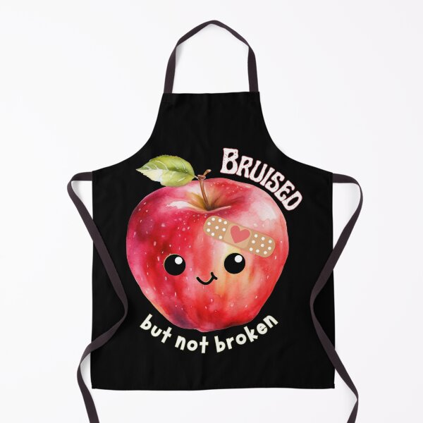 Item preview, Cute Red Apple with Bandage designed and sold by SunandShade.