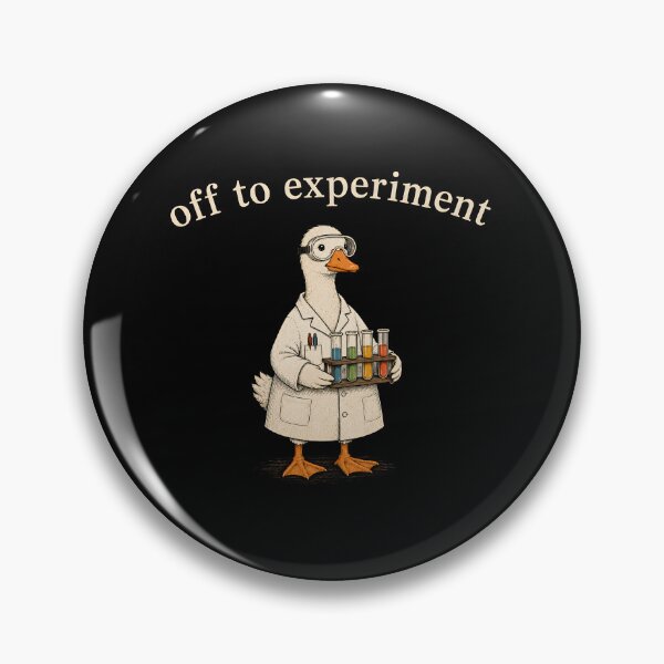 Item preview, Off to Experiment Funny Science Goose designed and sold by CelidaBonde.