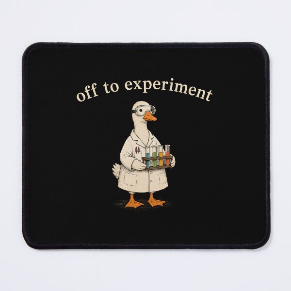 Item preview, Off to Experiment Funny Science Goose designed and sold by CelidaBonde.