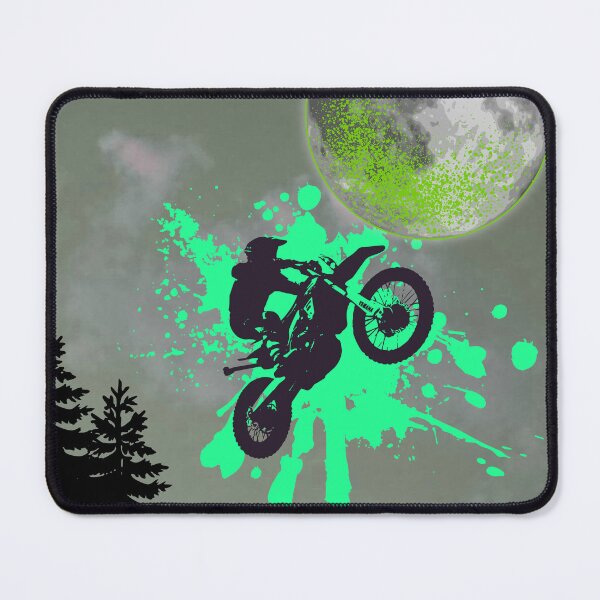 Item preview, Motocross Dirt Bike Rider Under The Moon designed and sold by PetruArtDesigns.