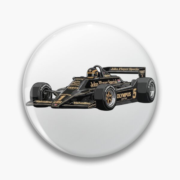 Item preview, 1977 Lotus 78 JPS Ground Effect Vintage F1 Grand Prix Racing Car Illustration designed and sold by Motorline44.