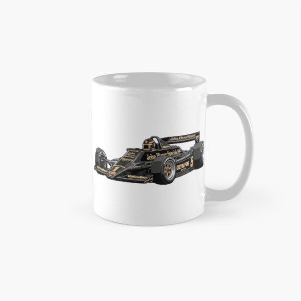 Item preview, 1977 Lotus 78 JPS Ground Effect Vintage F1 Grand Prix Racing Car Illustration designed and sold by Motorline44.
