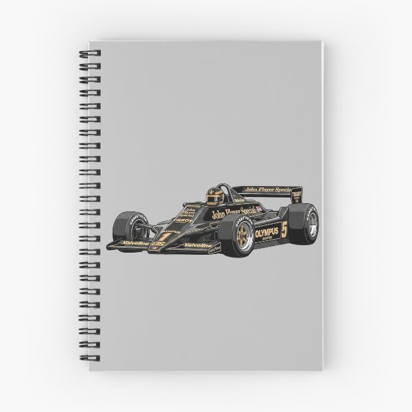 Item preview, 1977 Lotus 78 JPS Ground Effect Vintage F1 Grand Prix Racing Car Illustration designed and sold by Motorline44.