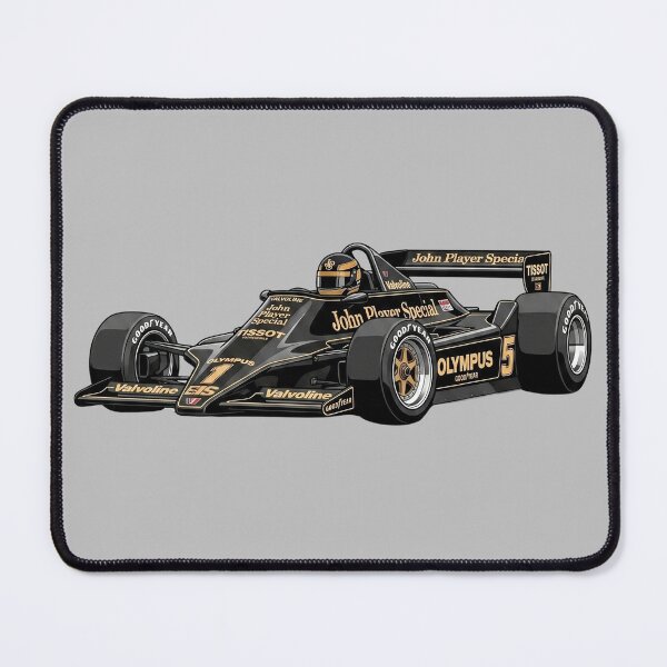 Item preview, 1977 Lotus 78 JPS Ground Effect Vintage F1 Grand Prix Racing Car Illustration designed and sold by Motorline44.