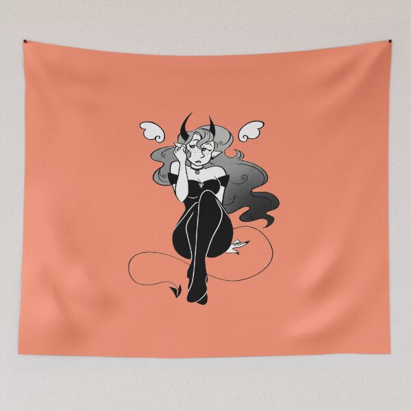 Item preview, Black White Demon Lady designed and sold by phule12.