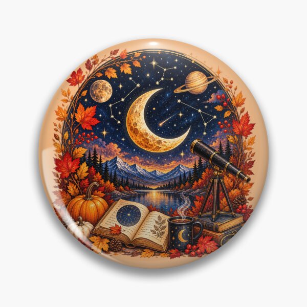 Artikelvorschau, Herbstastronomie: Himmlische Herbstnachtlandschaft entworfen und verkauft von Tianjie-Yishu.