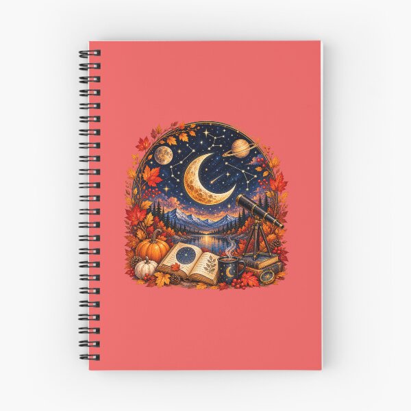 Item preview, Fall Astronomy: Celestial Autumn Nightscape designed and sold by Tianjie-Yishu.