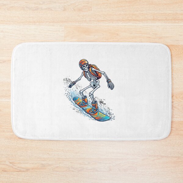 Artikelvorschau, Snowboarden mit menschlichem Skelett entworfen und verkauft von StickVerse by Owais.