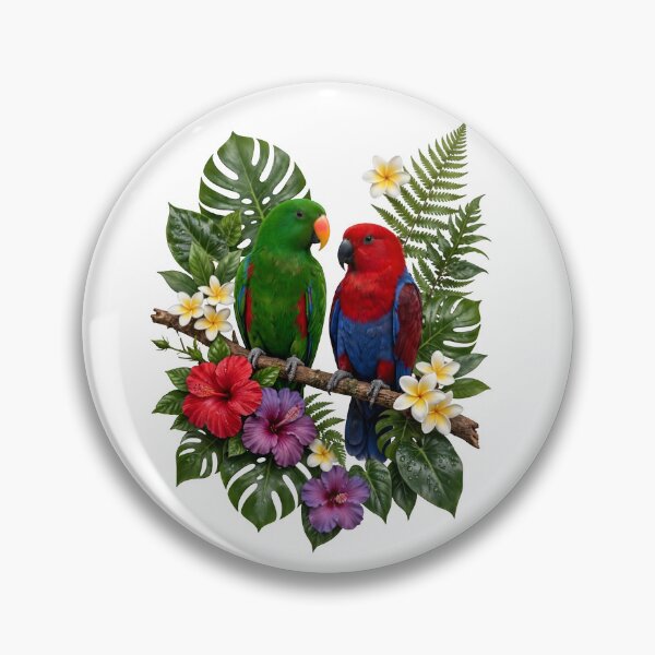 Item preview, Eclectus Parrots Tropical Paradise designed and sold by Sovereign Supply Co..