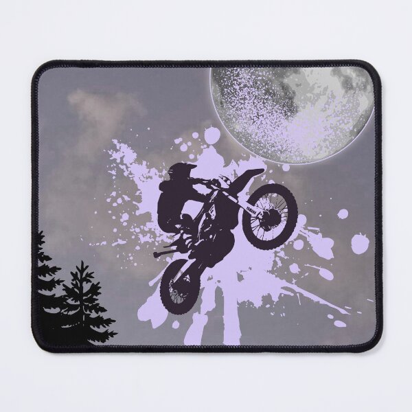 Item preview, Motocross Dirt Bike Rider Under The Moon designed and sold by PetruArtDesigns.