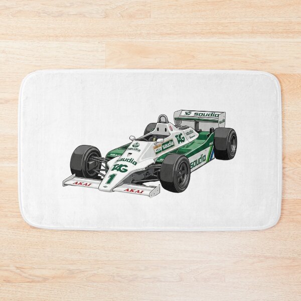 Item preview, 1979 Williams FW07 Clay Regazzoni Alan Jones Vintage F1 Racing Car Illustration designed and sold by Motorline44.