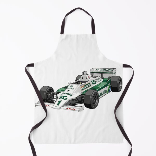 Item preview, 1979 Williams FW07 Clay Regazzoni Alan Jones Vintage F1 Racing Car Illustration designed and sold by Motorline44.