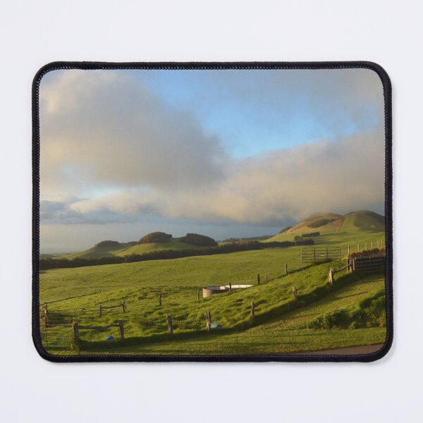 Item preview, Hawaiian Cattle Ranch Under Soft Golden Light designed and sold by MiraNadaPrints.