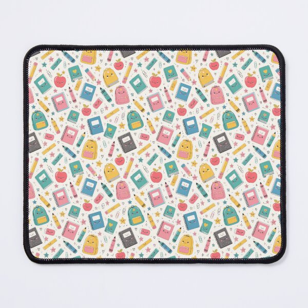 Item preview, Cute Back to School Supplies Pattern – Kawaii School Notebook Design designed and sold by Brain shot.