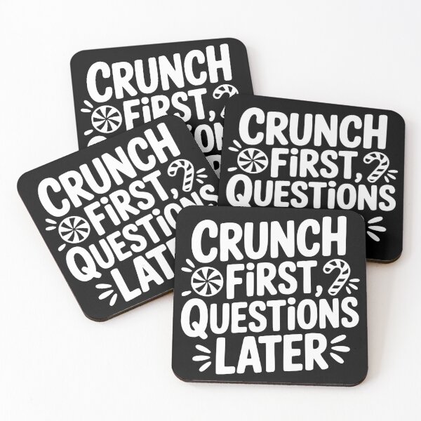 Item preview, Crunch First Questions Later designed and sold by theartfulaspie.