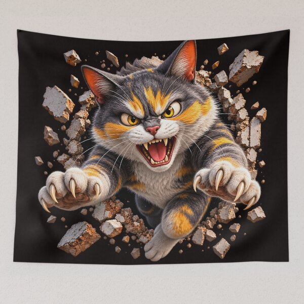 Item preview, Unstoppable Cat Chaser Breaking In designed and sold by ARabbitHole.