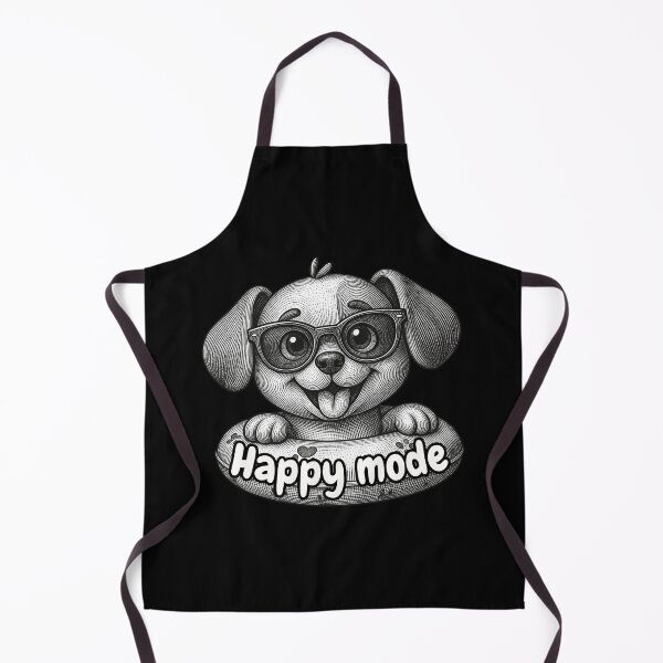 Item preview, Happy Mode Dog -Cool Puppy Vibes designed and sold by OLYUS.