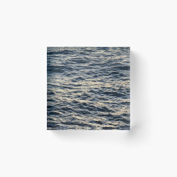 Item preview, Golden Sunlight Glinting on Dark Ocean Water designed and sold by MiraNadaPrints.