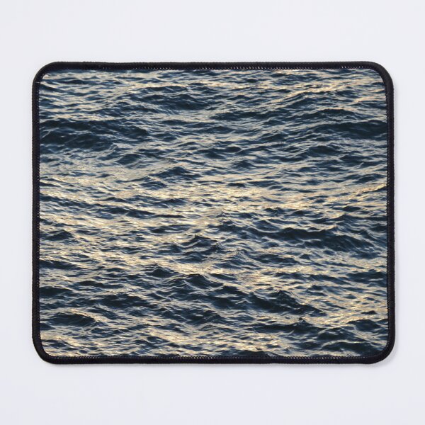 Item preview, Golden Sunlight Glinting on Dark Ocean Water designed and sold by MiraNadaPrints.
