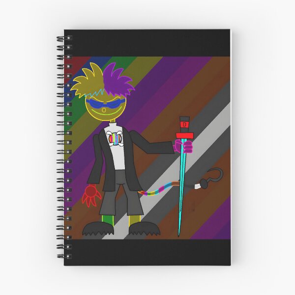 Item preview, Colorful Cartoon Character with Sword and Gradient Background designed and sold by Fibi-studio.