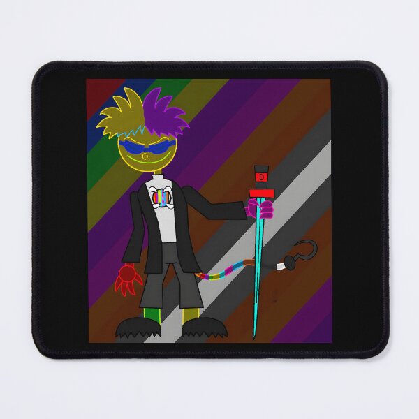 Item preview, Colorful Cartoon Character with Sword and Gradient Background designed and sold by Fibi-studio.