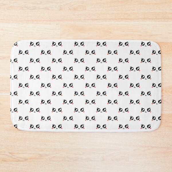 Item preview, Sweet kawaii smiling heart cheeks face pattern designed and sold by BlushyPrint.