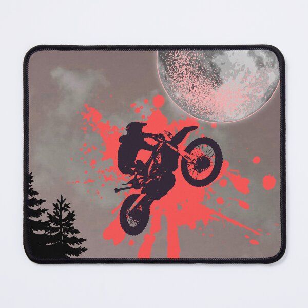 Item preview, Motocross Dirt Bike Rider Under The Moon designed and sold by PetruArtDesigns.