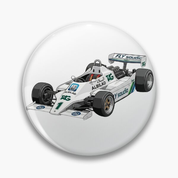Item preview, 1980 Williams FW07B Alan Jones World Champion F1 Racing Car Illustration designed and sold by Motorline44.