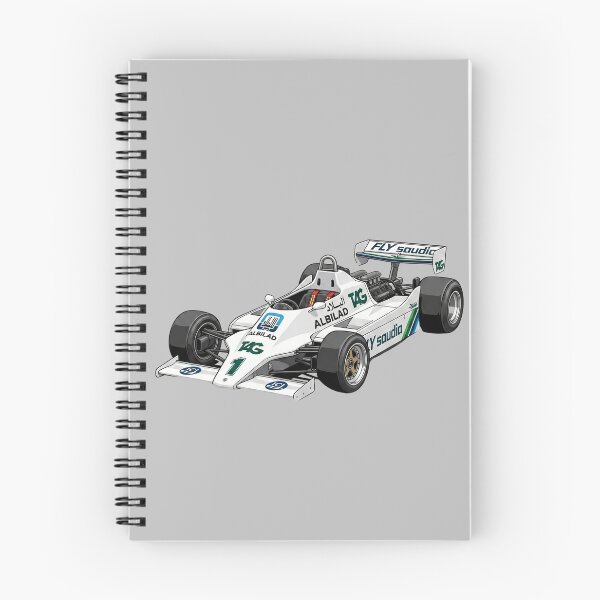 Item preview, 1980 Williams FW07B Alan Jones World Champion F1 Racing Car Illustration designed and sold by Motorline44.