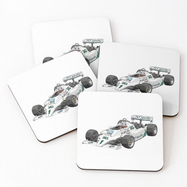 Item preview, 1980 Williams FW07B Alan Jones World Champion F1 Racing Car Illustration designed and sold by Motorline44.