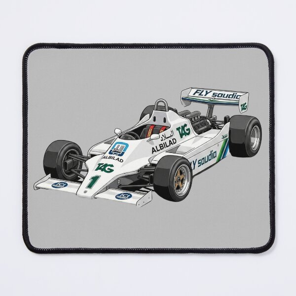 Item preview, 1980 Williams FW07B Alan Jones World Champion F1 Racing Car Illustration designed and sold by Motorline44.
