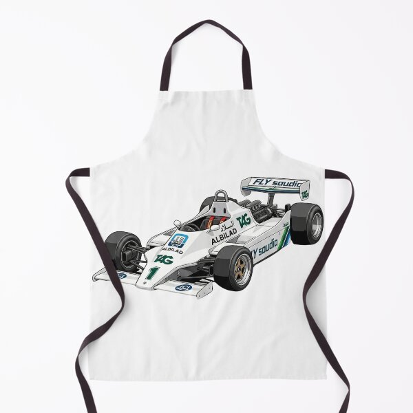 Item preview, 1980 Williams FW07B Alan Jones World Champion F1 Racing Car Illustration designed and sold by Motorline44.