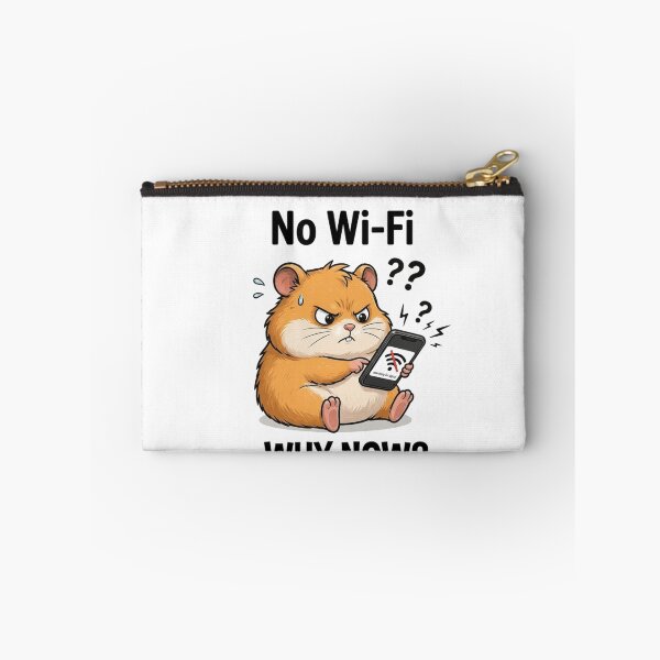 Item preview, Angry Hamster Meme: No Wi-Fi Signal Funny Phone Moment designed and sold by Kiinaaa.