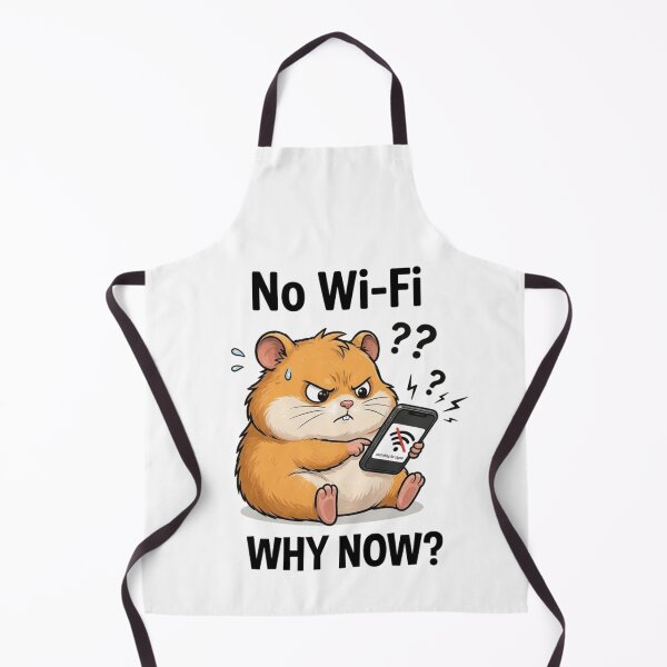 Item preview, Angry Hamster Meme: No Wi-Fi Signal Funny Phone Moment designed and sold by Kiinaaa.