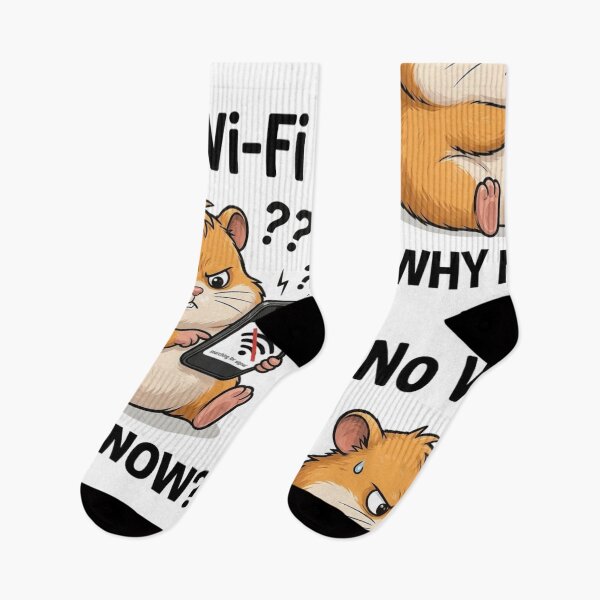 Item preview, Angry Hamster Meme: No Wi-Fi Signal Funny Phone Moment designed and sold by Kiinaaa.