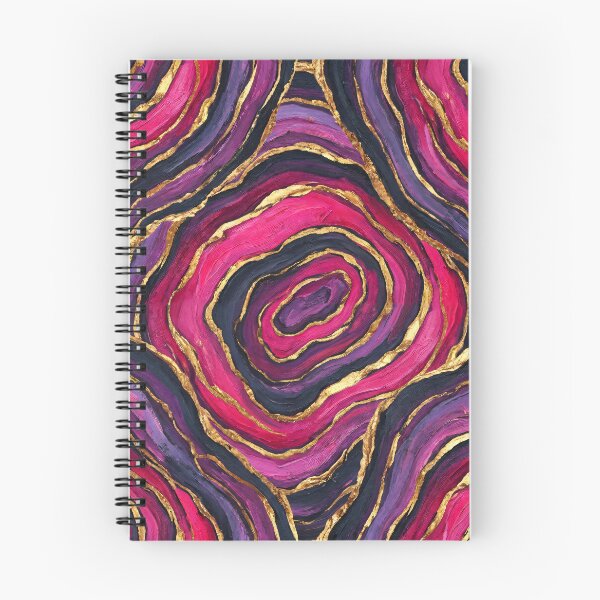Item preview, Vibrant Magenta Painted Agate Abstract designed and sold by arteresting-art.