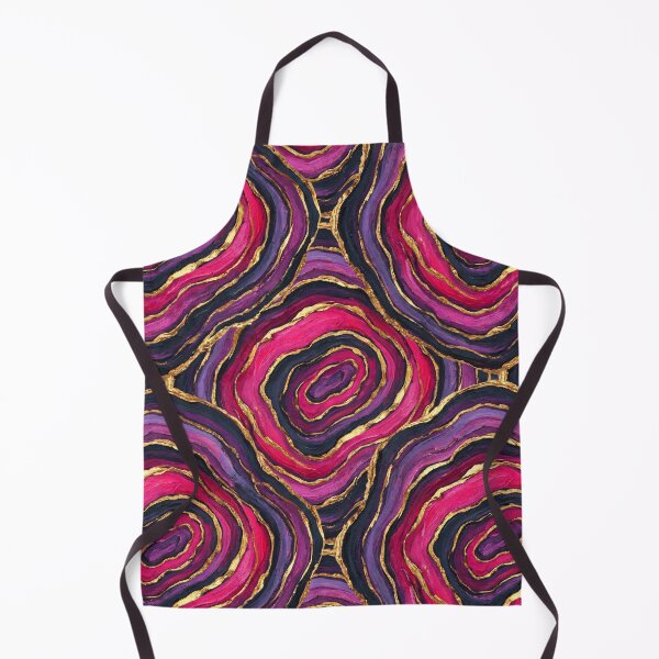 Item preview, Vibrant Magenta Painted Agate Abstract designed and sold by arteresting-art.